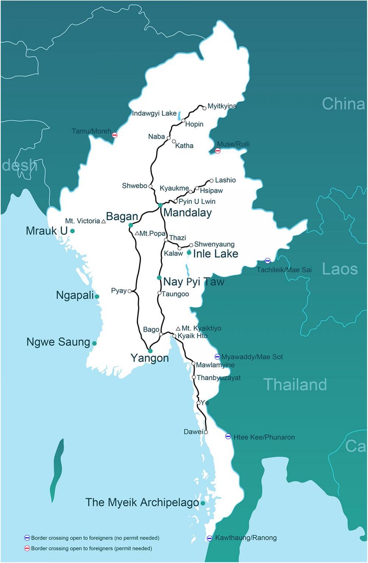 خريطة واحدة ميانمار